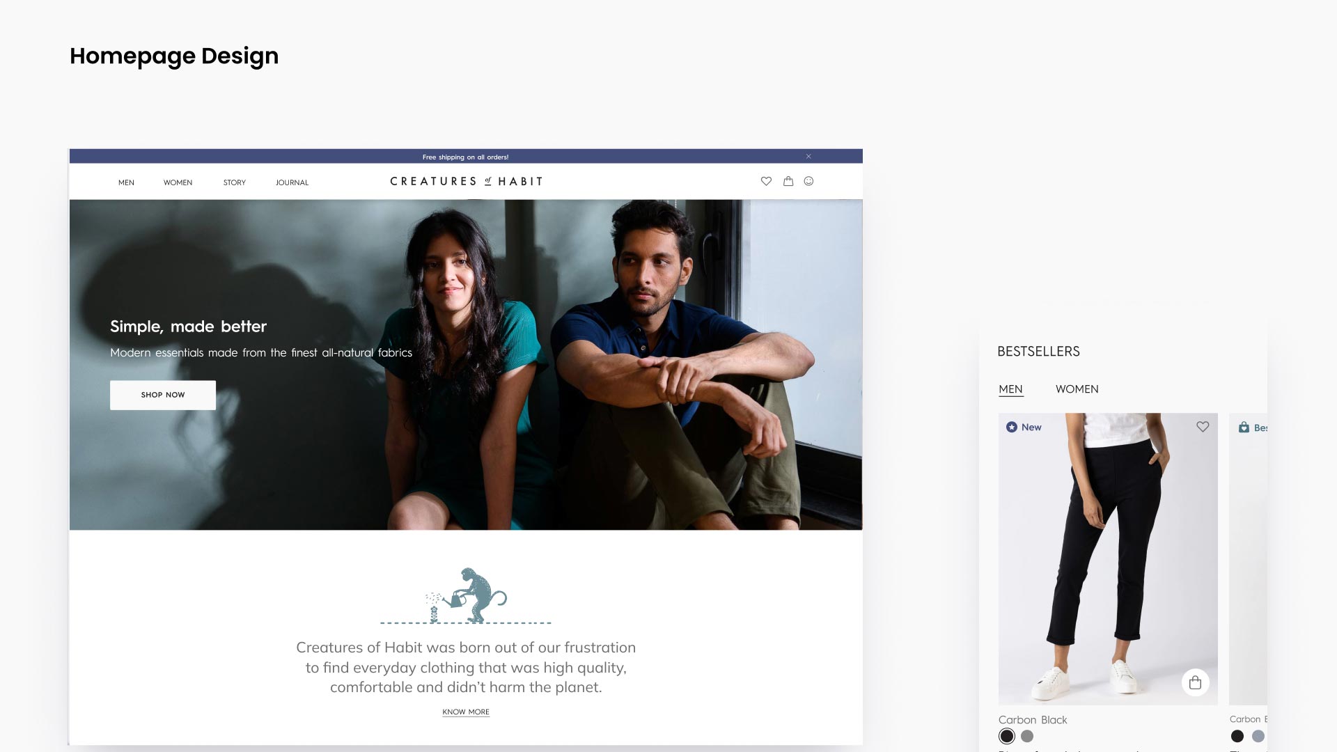 Creatures of Habit homepage